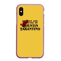 Чехол для iPhone XS Max матовый Quentin Tarantino