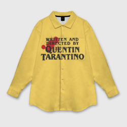 Мужская рубашка oversize 3D Quentin Tarantino