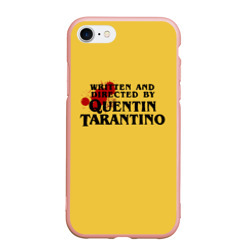 Чехол для iPhone 7/8 матовый Quentin Tarantino