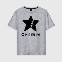 Женская футболка хлопок Oversize Crimin бренд One Piece