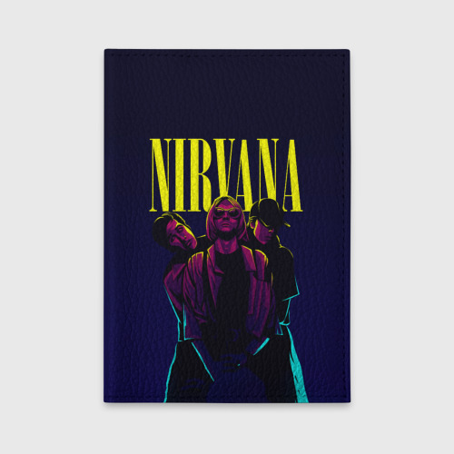 Обложка для автодокументов Nirvana Neon, цвет зеленый
