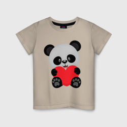 Детская футболка хлопок Love Панда