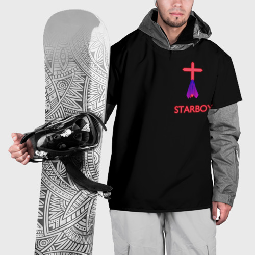 Накидка на куртку 3D Starboy - The Weeknd, цвет 3D печать
