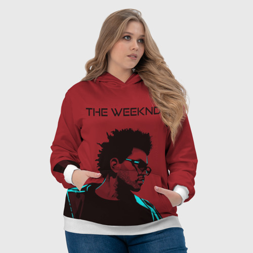 Женская толстовка 3D The Weeknd, цвет 3D печать - фото 6