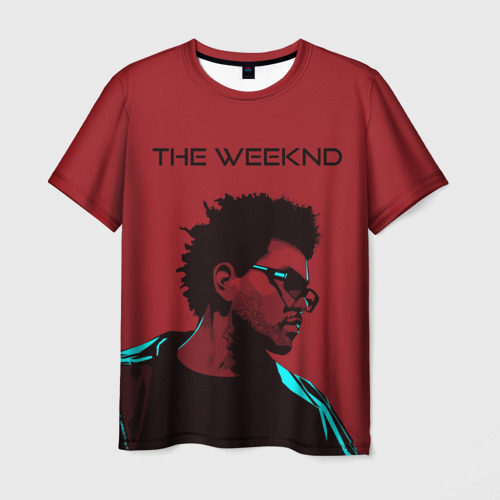 Мужская футболка 3D The Weeknd, цвет 3D печать