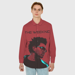 Мужская рубашка oversize 3D The Weeknd - фото 2