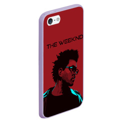 Чехол для iPhone 5/5S матовый The Weeknd - фото 2
