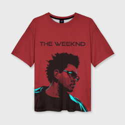 Женская футболка oversize 3D The Weeknd