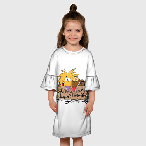 Детское платье 3D Будешь бревном - фото 4