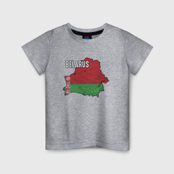 Детская футболка хлопок Belarus Map
