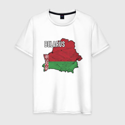 Мужская футболка хлопок Belarus Map