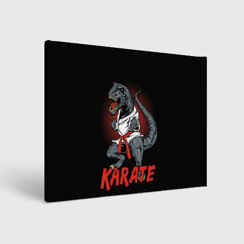 Холст прямоугольный KARATE T-REX