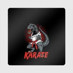 Магнит виниловый Квадрат KARATE T-REX