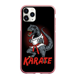 Чехол для iPhone 11 Pro Max матовый KARATE T-REX