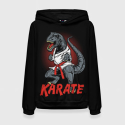 Женская толстовка 3D KARATE T-REX