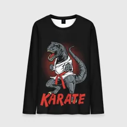 Мужской лонгслив 3D KARATE T-REX