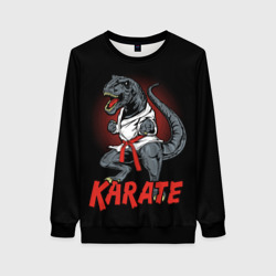 Женский свитшот 3D KARATE T-REX