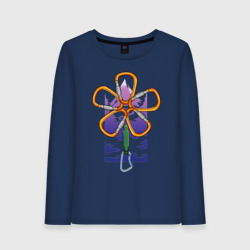 Женский лонгслив хлопок Flower carabiners