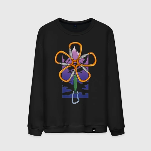Мужской свитшот хлопок Flower carabiners