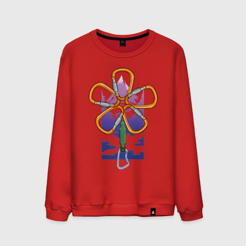 Мужской свитшот хлопок Flower carabiners