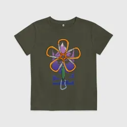 Детская футболка хлопок Flower carabiners