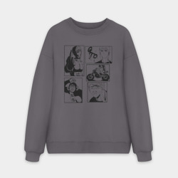 Мужской свитшот oversize без начеса хлопок GTO KL