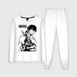 Женская пижама с лонгсливом хлопок Ророноа Зоро One Piece