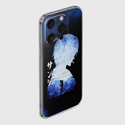 Чехол для iPhone 15 Pro силиконовый с защитой камеры Винсмок Санджи One Piece - фото 2