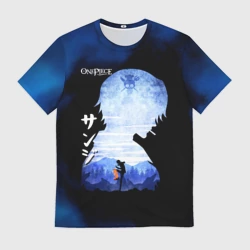 Мужская футболка 3D Винсмок Санджи One Piece