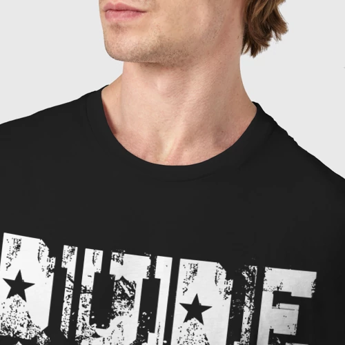 Мужская футболка хлопок с принтом Dude, фото #4