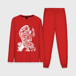 Мужская пижама с лонгсливом хлопок Andy Warhol self-portrait - pop art