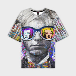 Мужская футболка oversize 3D Andy Warhol Энди Уорхол