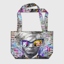 Пляжная сумка 3D Andy Warhol Энди Уорхол