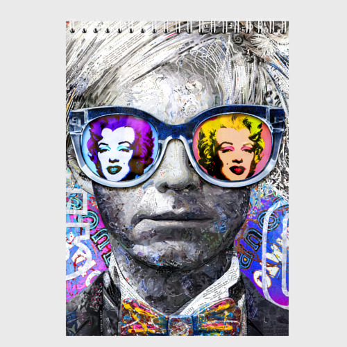 Скетчбук Andy Warhol Энди Уорхол, цвет белый