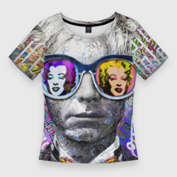 Женская футболка 3D Slim Andy Warhol Энди Уорхол
