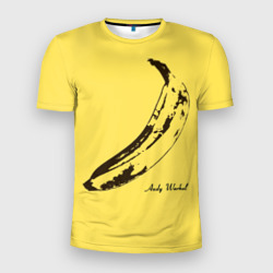 Мужская футболка 3D Slim Энди Уорхол - Банан