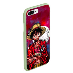 Чехол для iPhone 7Plus/8 Plus матовый Луффи One Piece. Большой куш - фото 2