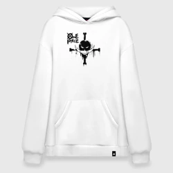 Худи SuperOversize хлопок Пираты Белоуса One Piece