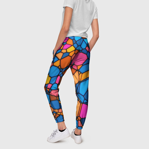 Женские брюки 3D Mosaic, цвет 3D печать - фото 4