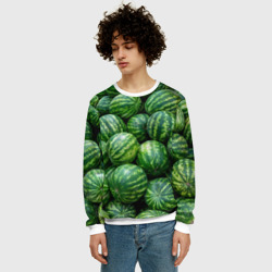Мужской свитшот 3D Арбузы - фото 2