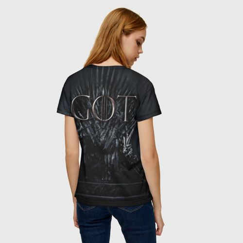 Женская футболка 3D GoT | Dany, цвет 3D печать - фото 4
