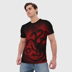 Мужская футболка 3D Targaryen House - фото 2