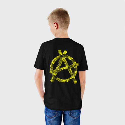 Детская футболка 3D Элизиум + анархия спина, цвет 3D печать - фото 4