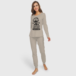 Женская пижама с лонгсливом хлопок Если вы не рискуете, вы не можете создать будущее One Piece - фото 2