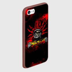 Чехол для iPhone 5/5S матовый Элизиум череп с табличкой - фото 2