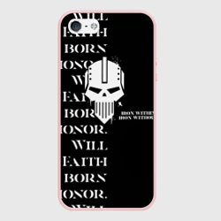 Чехол для iPhone 5/5S матовый Боевой клич Железные войны