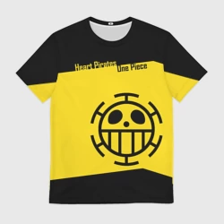 Мужская футболка 3D Пираты Сердца One Piece
