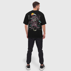 Мужская футболка oversize 3D Дракон - фото 2