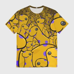 Мужская футболка 3D Несси