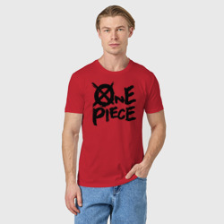 Мужская футболка хлопок One Piece. Большой куш лого - фото 2